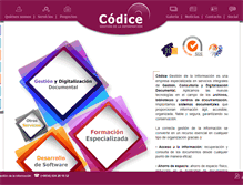 Tablet Screenshot of codicegestion.com